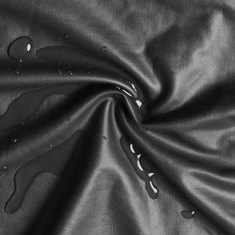 Waterproof Non-Slip Round Tablecloth Tablecloth Washable Waterproof 120cm, Black, 120cm Max