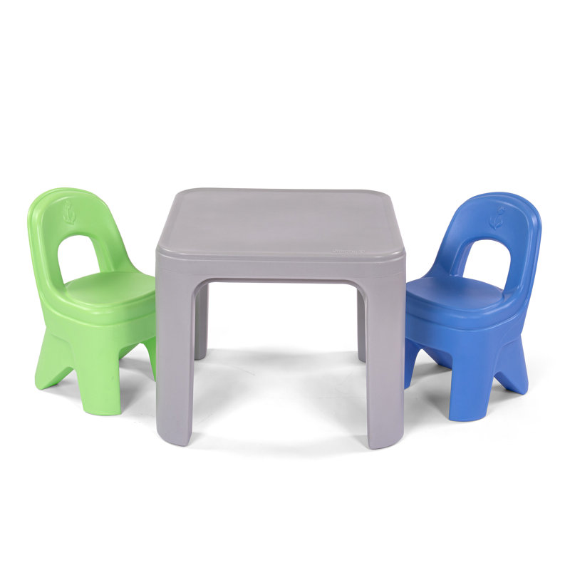 Simplay3 Durable Plastic Kids Play Table and Chair Set