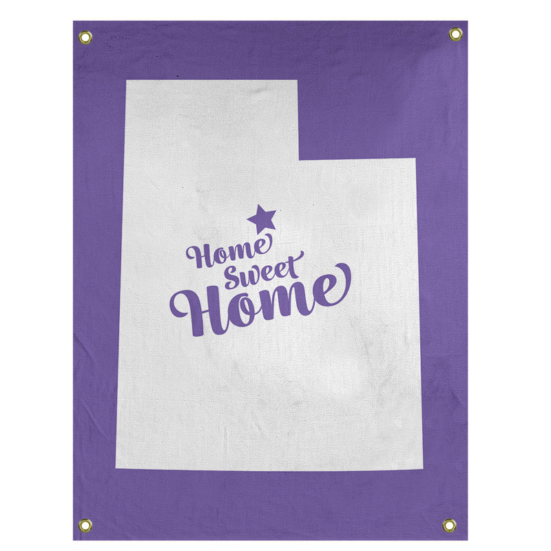 Tapisserie murale provo doux pour la maison, H 36 po x l 26 po, Mauve