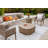 Elementi Home Daintree 42" Stump Concrete Coffee Table for Indoor and Outdoor Use-88958097