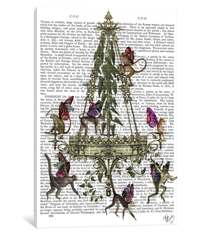 « singe lustre i », impression sur toile, H 18 po x l 12 po x P 1,5 po, Toile tendue, Pas de tapis