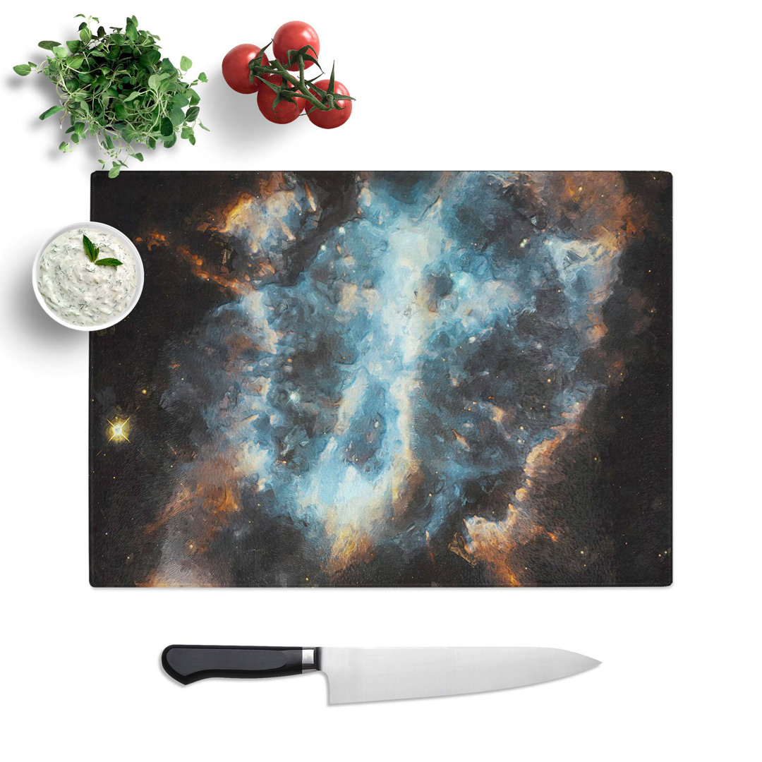 Tempered Glass Universe in Abstract Vol.14 Chopping Board