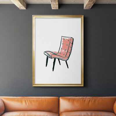 Impression encadrée de qualité supérieure «Take A Seat IX» - prête à être accrochée