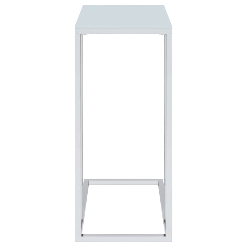Table d'appoint avec plateau en verre Stella