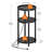 Small Round Side Table with Charging Station-2135476618
