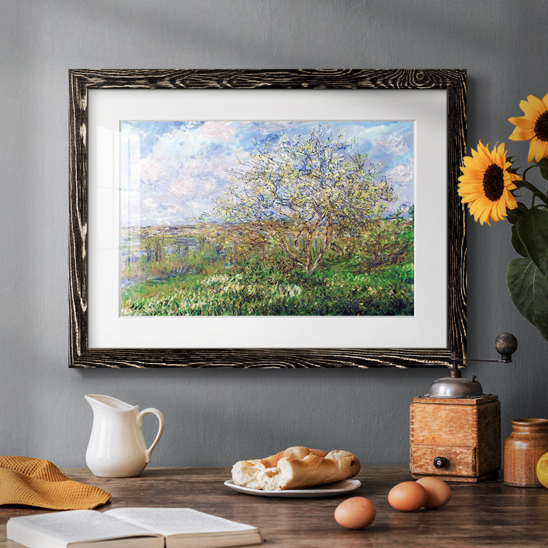 Printemps, 1880, Noir, H 18 po x l 26 po x P 1,5 po