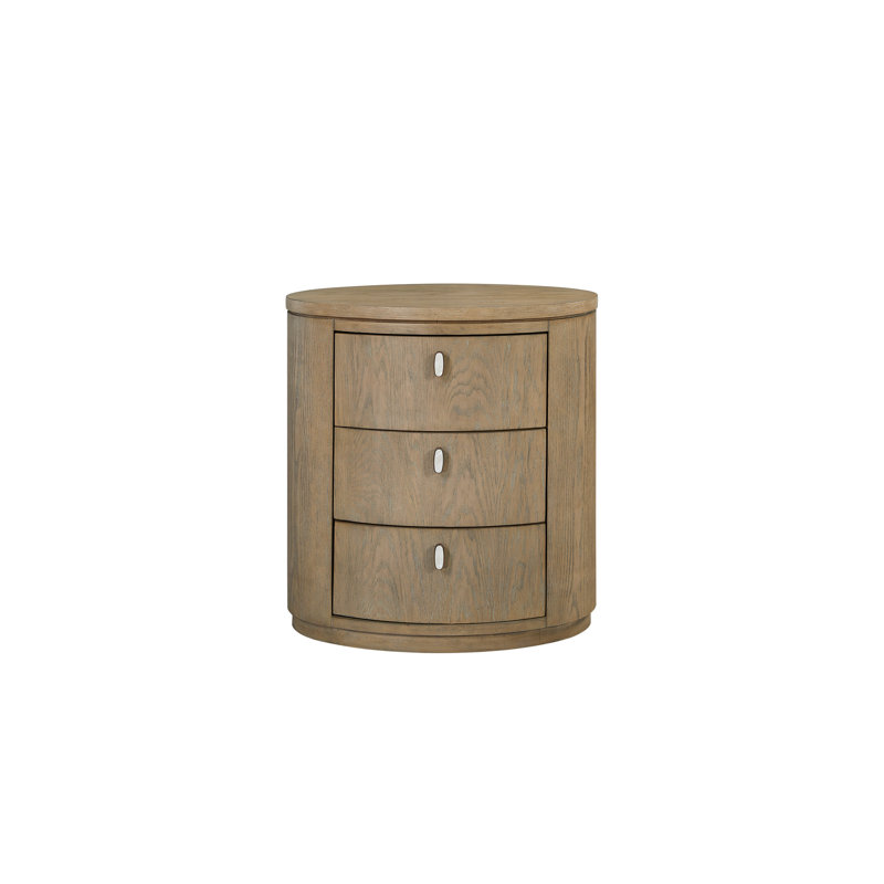 Oval Nightstand - Toffee