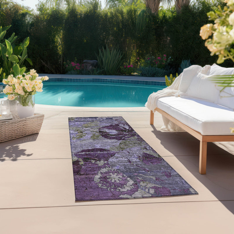 Oatfield Abstract Indoor Rug, Runner 2'3" x 7'6"