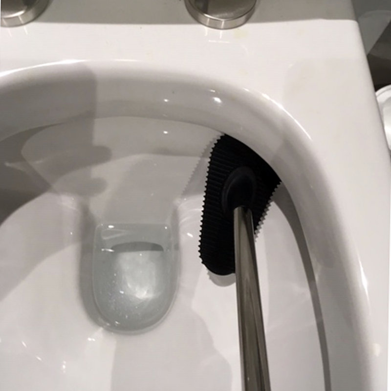 Westmoreland Free-Standing Toilet Brush & Holder, Black