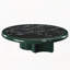 Dessus en marbre, table basse vert foncé