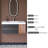 48" Wall-Mounted  Bathroom Vanity With Integrated Solid Surface Basin