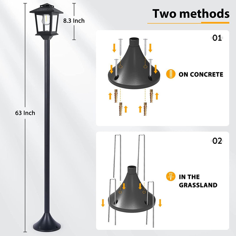 Solar Powered Integrated LED Pathway Light Pack