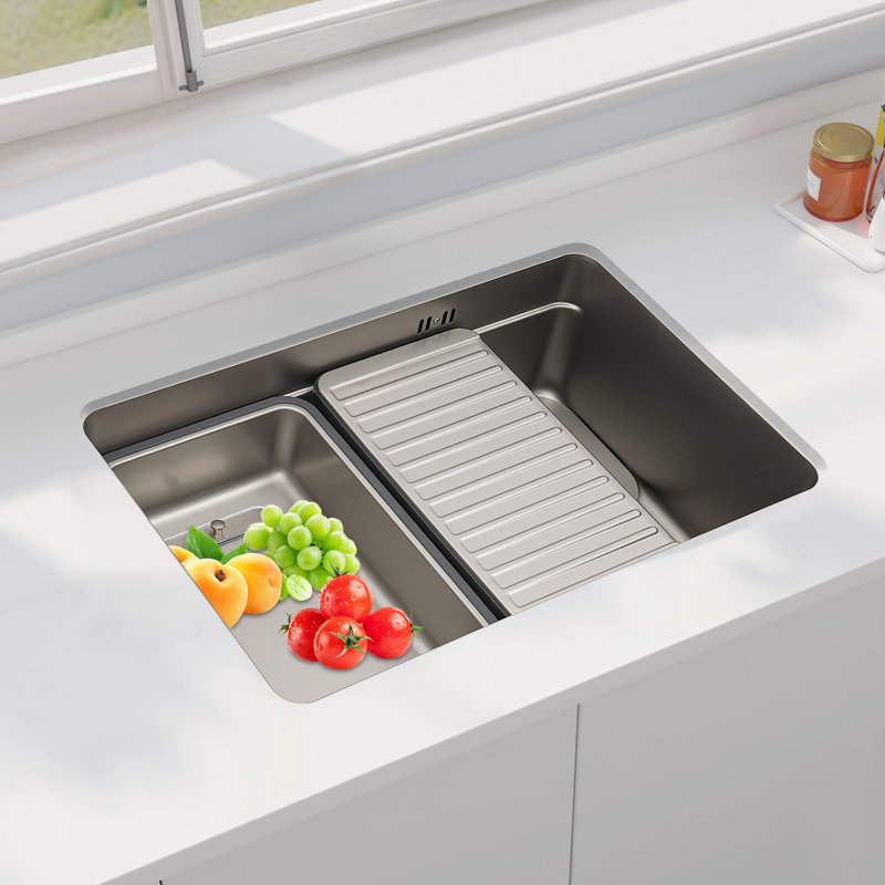 24.4*16.1*8.5In Stainless Steel Kitchen Sink