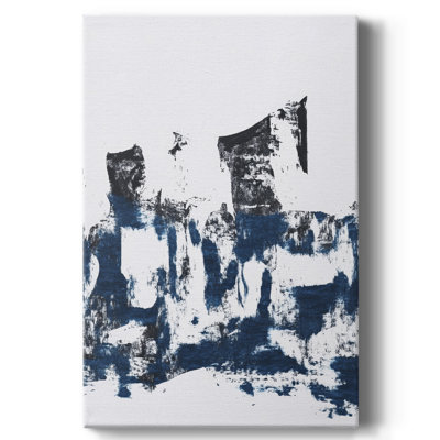 Toile tendue avec toile abstraite abstraite CEC XXXVII - prête à être accrochée