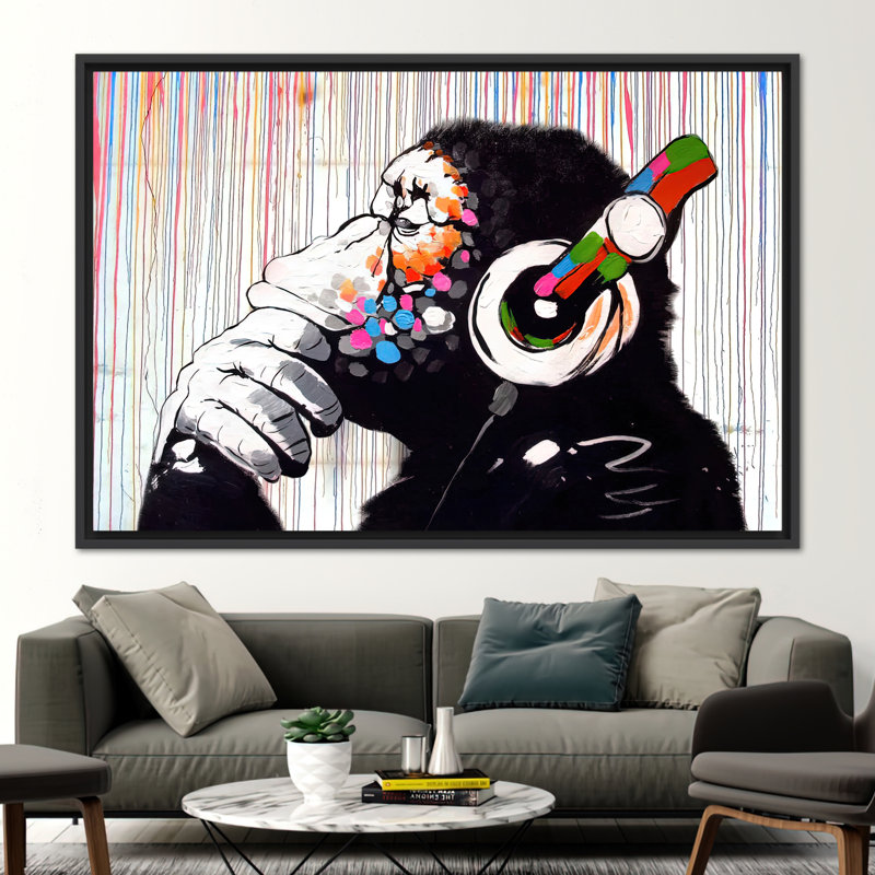 Print on Canvas, Framed Print without Mat, 20 cm H x 30 cm W, Black