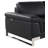 Black Modern Genuine Leather Sofa-33133432