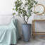 Pot à fleurs rond avec plateau Nova l 12 po-777671179-671843974-777671177