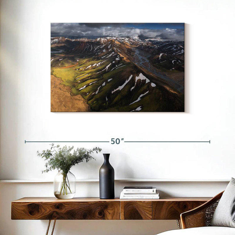 Chaîne de montagnes d'Alvord, Islande, H 24 po x l 36 po