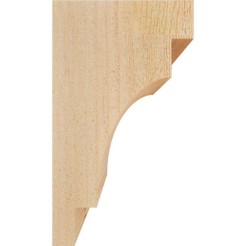 Corbeau méditerranéen, H 10 po x l 6 po x P 6 po, Sapin de Douglas, Sciage brut