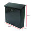 Contemporary Wall Mounted Reverse Mounting Galvanised Steel Lockable Weatherproof Post Box -36x36x11cm-64111941