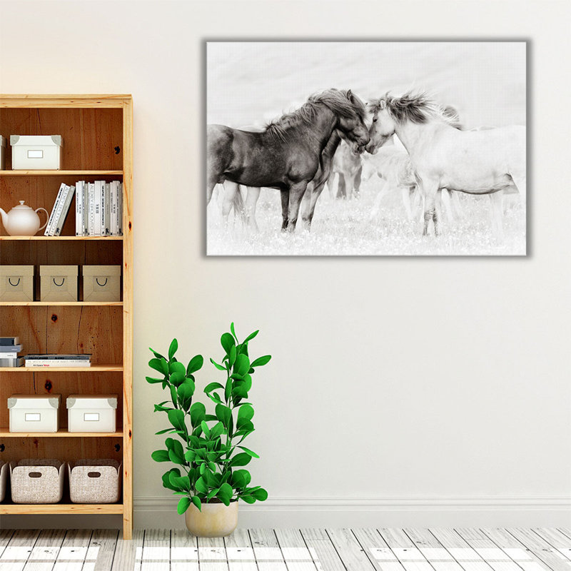 Allons parler - reproduction d'art sur toile, H 20 po x l 30 po