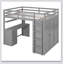Loft Bed With Drawers,Desk,And Wardrobe-1424634753