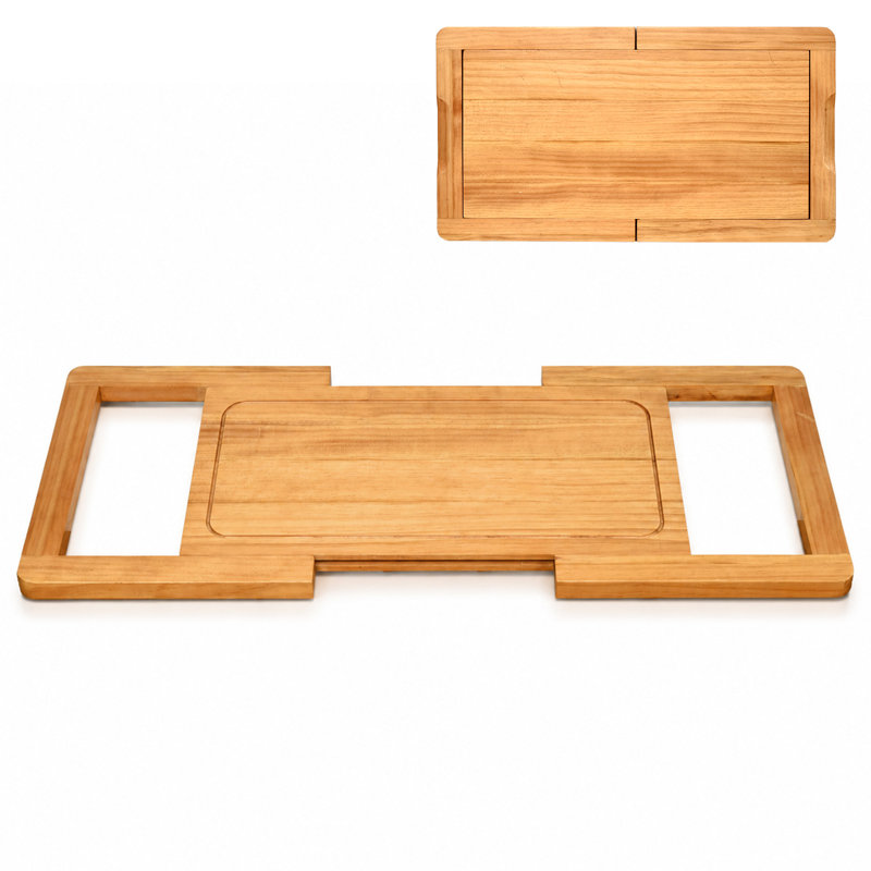 Expandable Wooden Cutting Board With Juice Groove