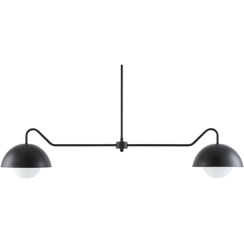 Le luminaire suspendu The Stiven, Noir mat, Noir