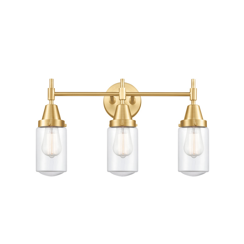 Erkson 3 - Light Dimmable Vanity Light, Clear