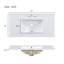 Meuble-lavabo de 36 po avec lavabo en céramique, portes à fermeture douce, tablettes réglables et armoire de rangement moderne pour les petites et moyennes salles de bain