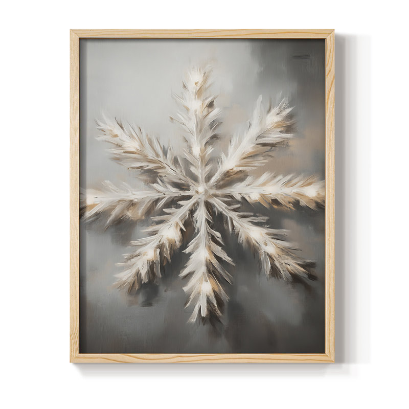 «Christmas Holiday Art», série 2-CLxxvi, reproduction encadrée - bois massif, Naturel, H 15 po x l 12 po