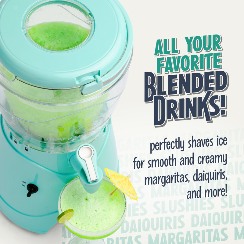 Nostalgia Margarita & Slush Machine, Makes 1 Gallon of Drinks, Easy-Flow Spout, With Carry Handle