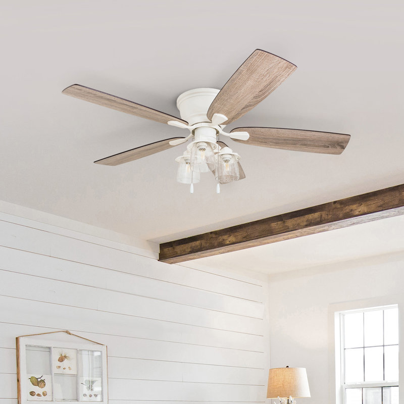 Cuevas 52'' Ceiling Fan with Light Kit, White