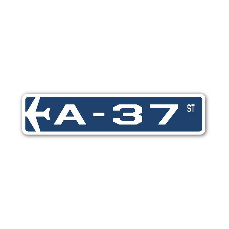 Plaque de rue Arcade A-37 Air Force, H 4 po x l 18 po x P 1 po