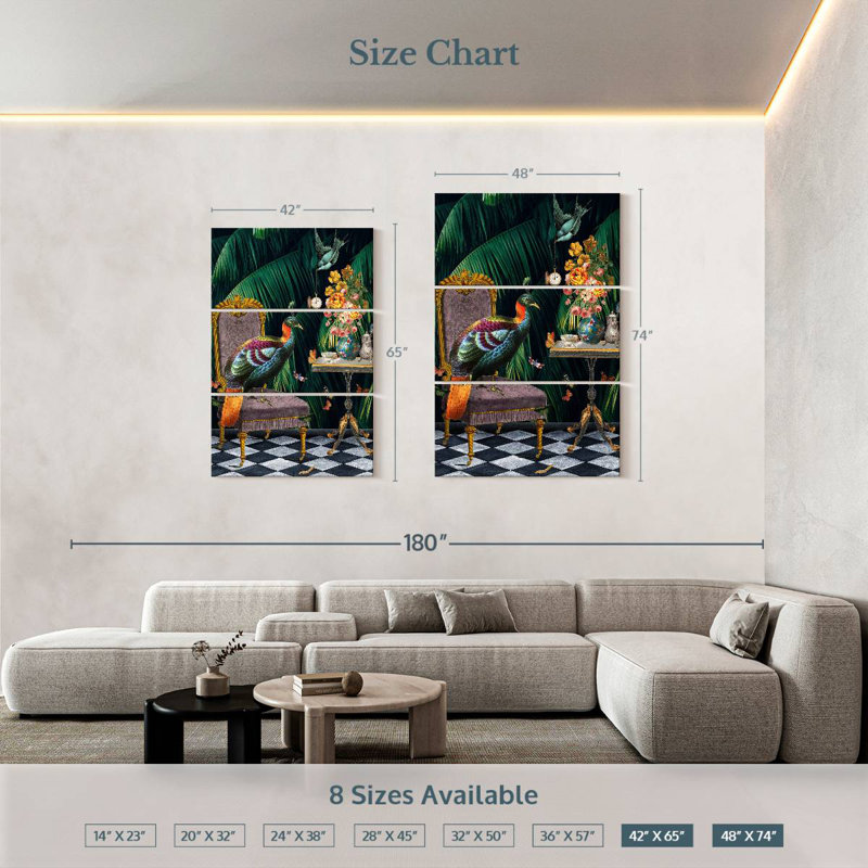 Brampt Tea Time, 74'' H X 48'' W