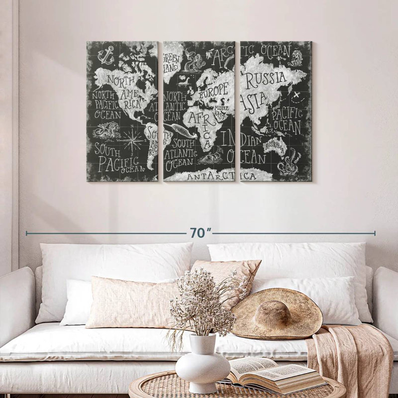 Keiri Mythical Map I, 28" H x 45" W
