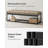 Fabric Upholstered Storage Bench-1208816253