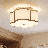 Luxton 3-Light Flush Mount in Brass-933544438-933544442