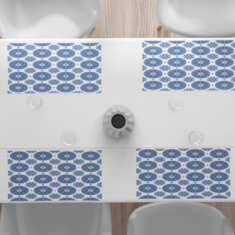 Polyester Geometric Rectangle Placemat