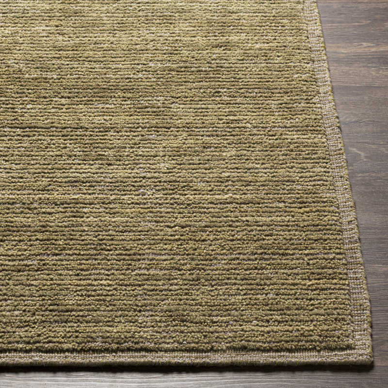 Viera Wool Area Rug, Rectangle 8' x 10', Tan