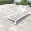 Méridiennes de patio modernes avec rangement, métal réglable en bois pour la terrasse