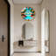 Horloge murale en verre 24 po