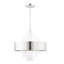 Lustre cylindrique unique à 10 lumières avec accents de cristal Annelore-2000863621-2000868895