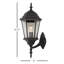 Applique murale d'extérieur en bronze huilé 1 lumière Kayton