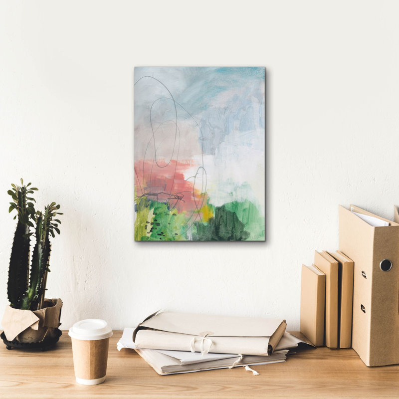 «When Nature Sleep» par Jan Weiss, art mural sur toile, H 16 po x l 12 po x P 0,75 po