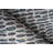 Ink Blot Wool Area Rug in Black/Gray-92990640