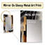 Gold Touch Art Deco IV - miroir mural décoratif abstrait, miroir noir, art imprimé en métal-1866600661