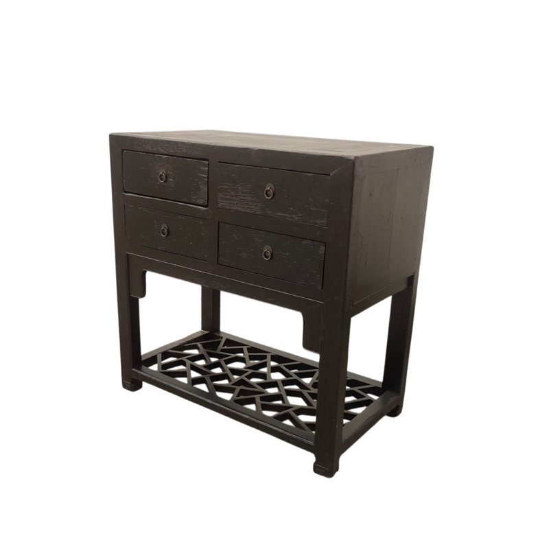 36.8 in. Solid Wood Console Table