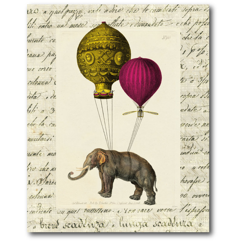 « éléphanting ii », art sur toile