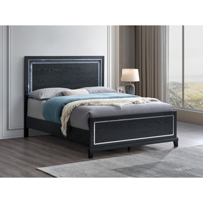 Livingston King Box Spring Bed, Black